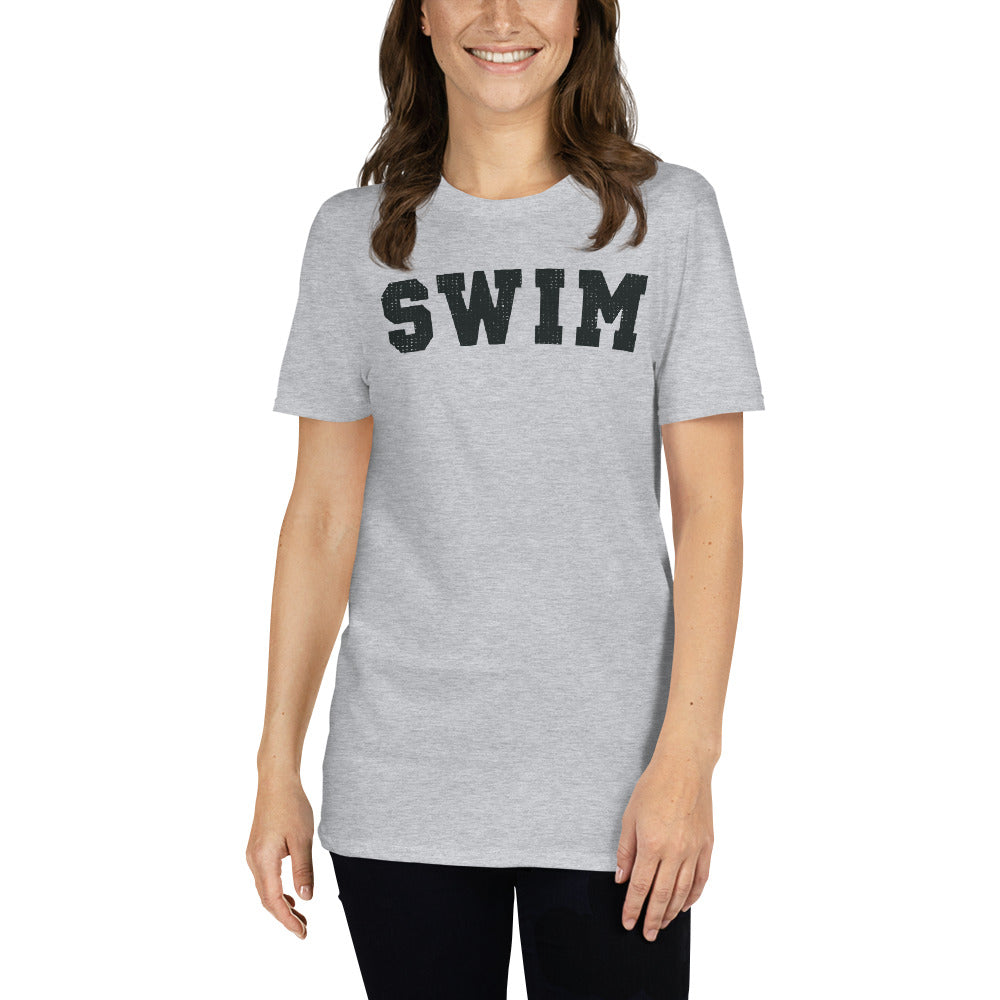 Swim Basic Athletic Unisex Tee - TrendySwimmer