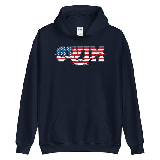 USA Swimming Unisex Pullover Hoodie - TrendySwimmer