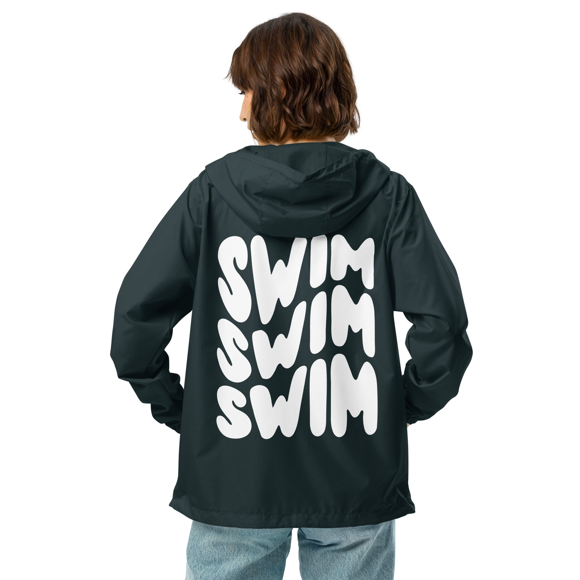 Swim Warp Unisex Lightweight Zip Up Windbreaker - TrendySwimmer