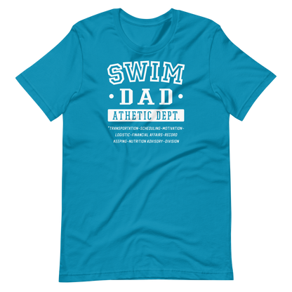 Swim Dad T Shirt Athletic Department Jobs