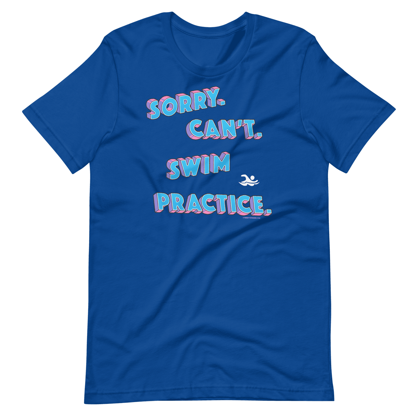 Retro Vintage Sorry Can't Swim Practice T Shirt - TrendySwimmer
