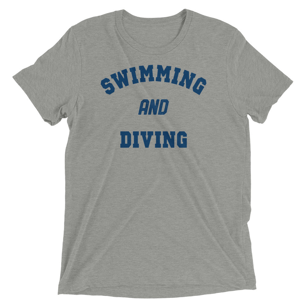 Swimming And Diving Premium Tri-Blend T Shirt