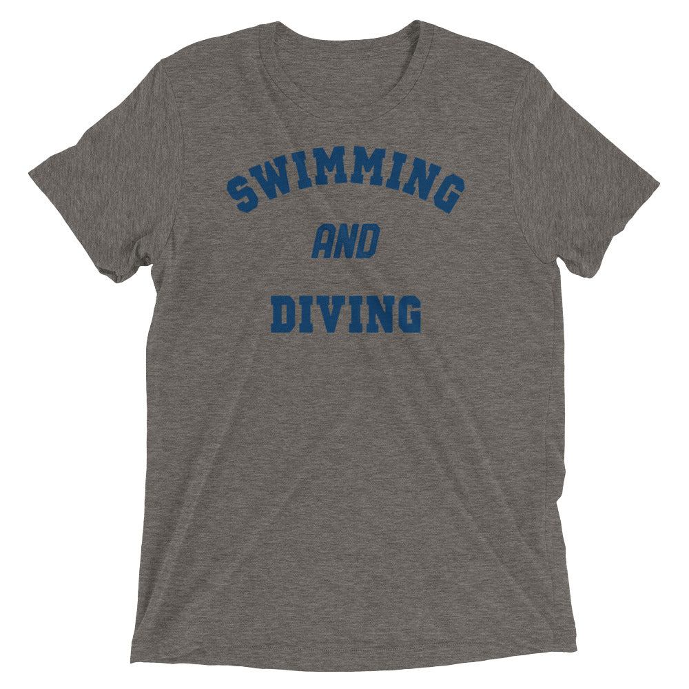 Swimming And Diving Premium Tri-Blend T Shirt - TrendySwimmer