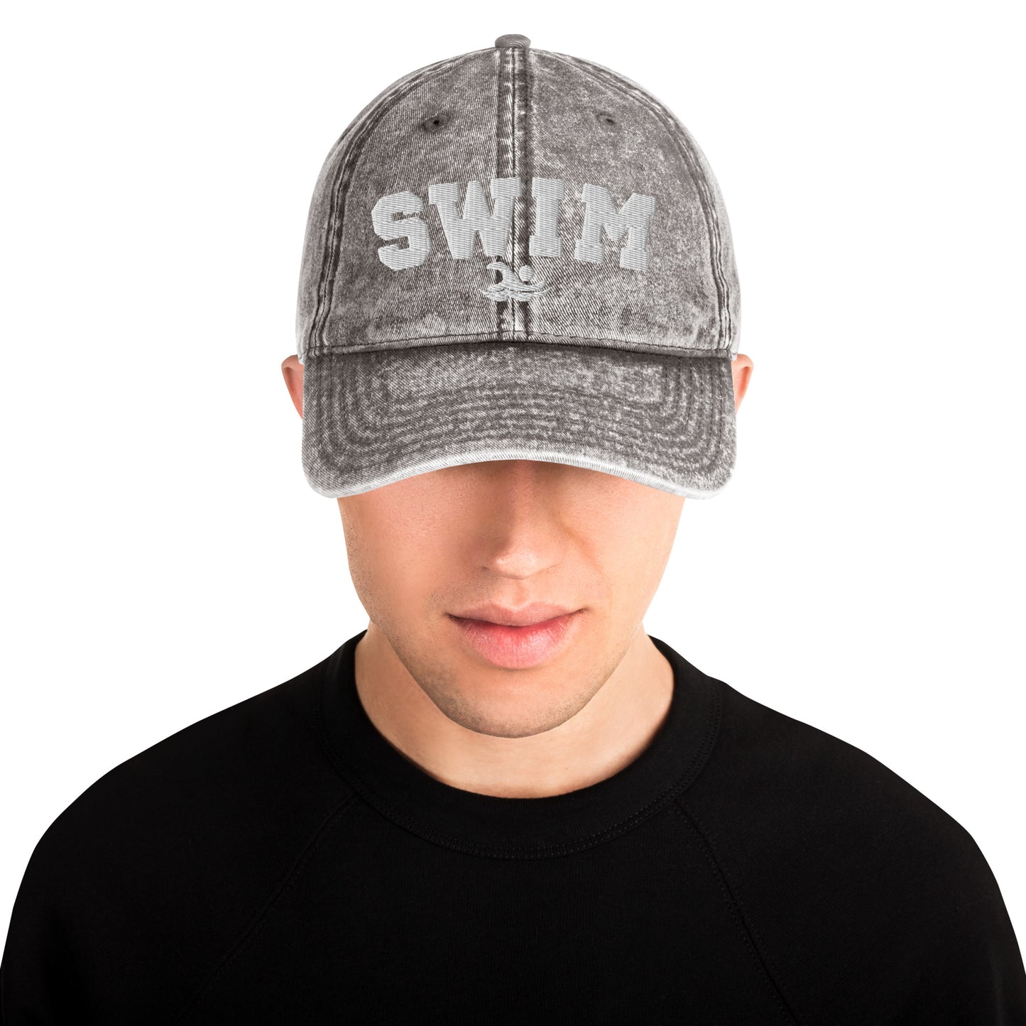 Swim Athletic Vintage Cotton Twill Cap - TrendySwimmer