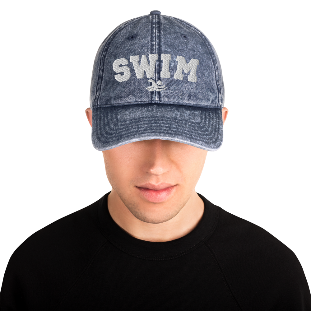 Swim Athletic Vintage Cotton Twill Cap