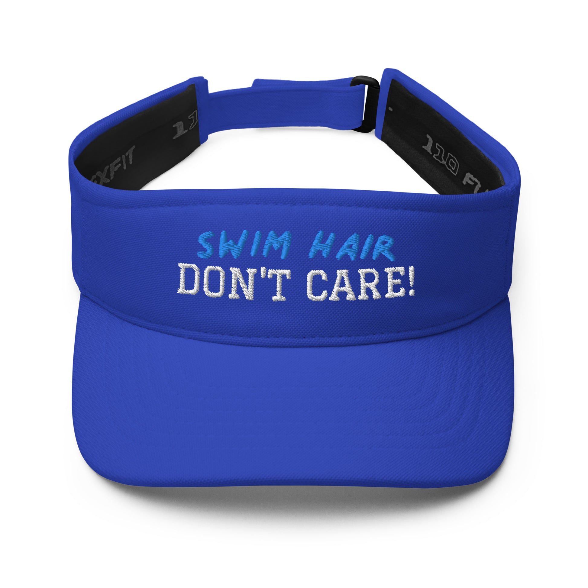 Swim Hair Don't Care Visor - TrendySwimmer