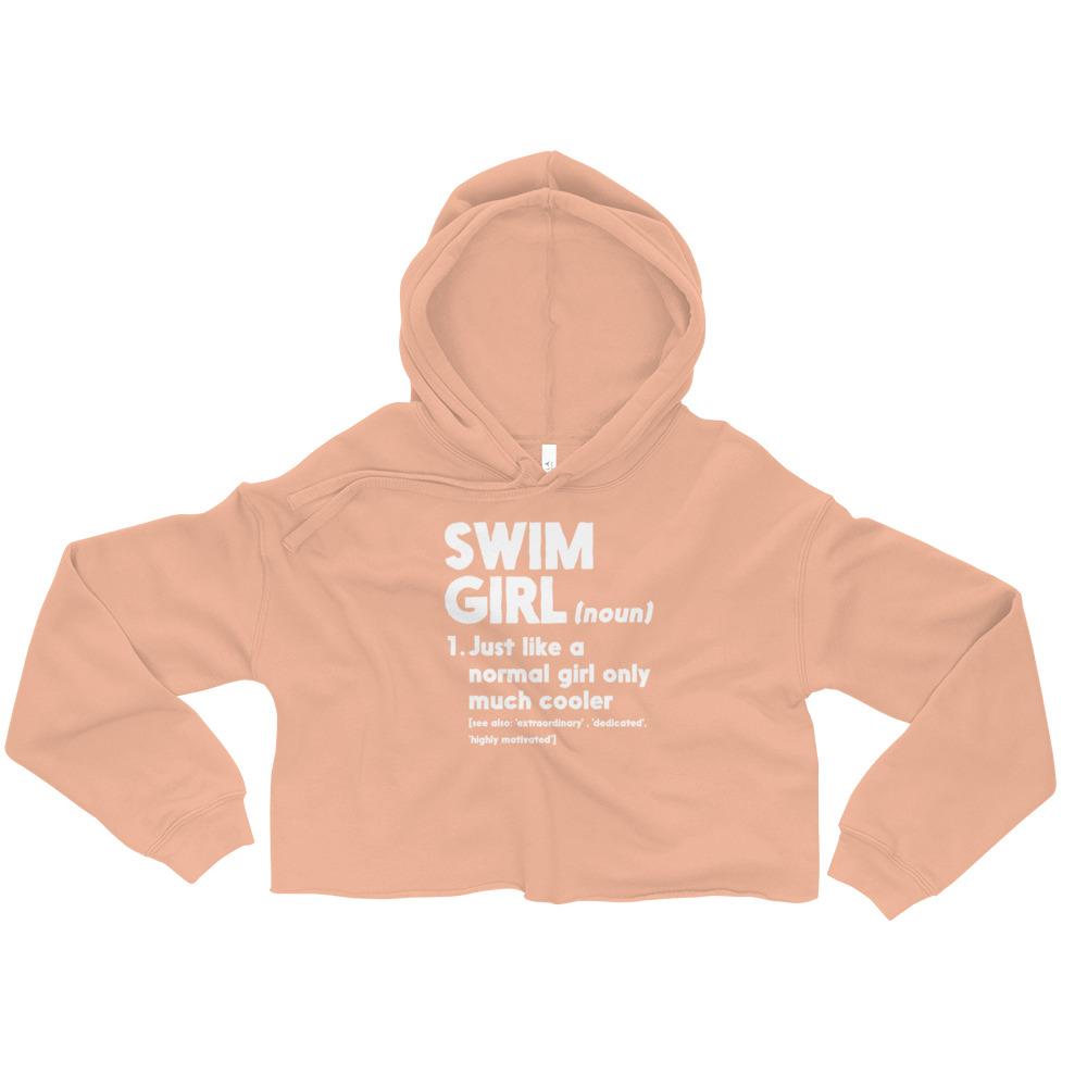 Swim Girl Crop Top Hoodie - TrendySwimmer