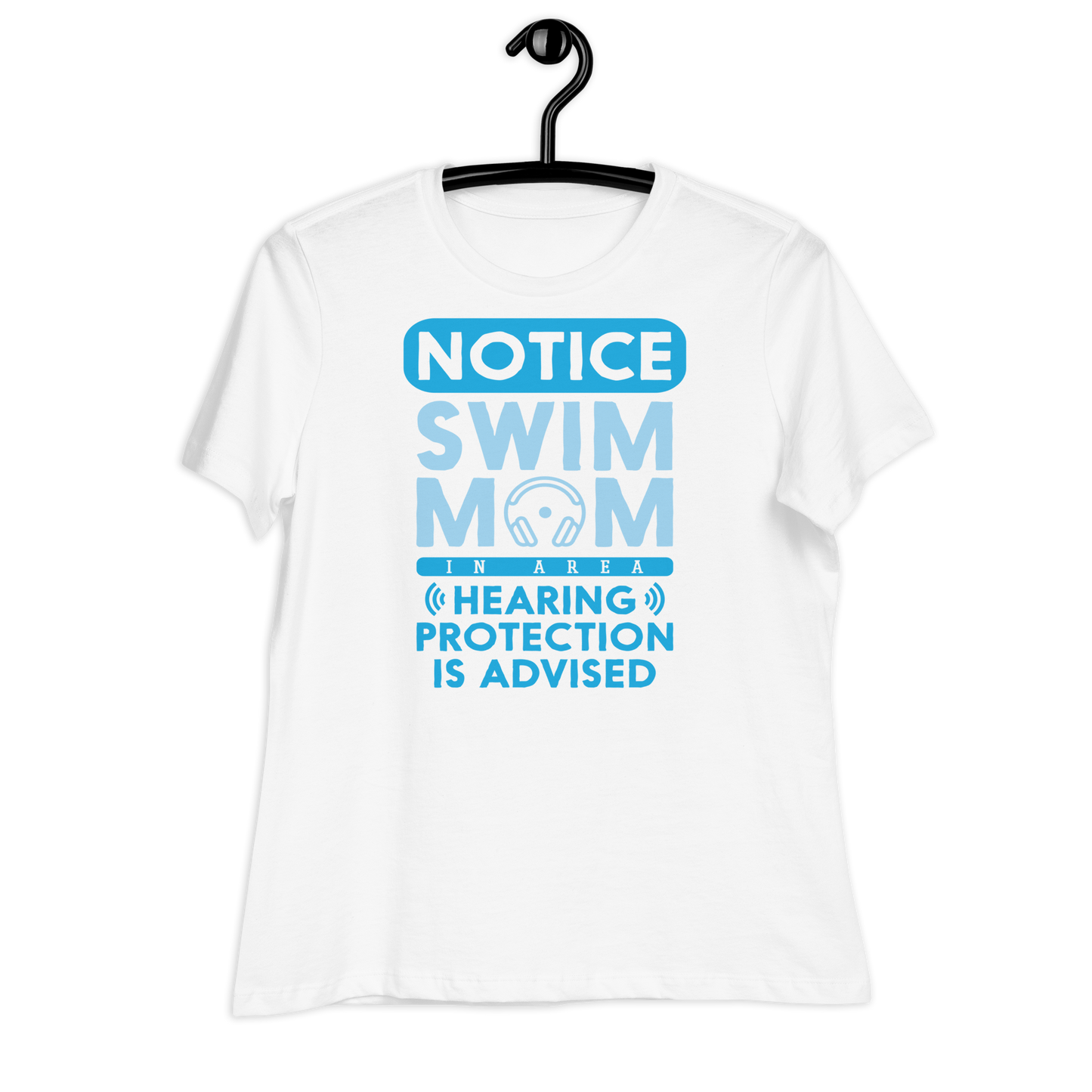 Swim Mom Notice Funny T Shirt