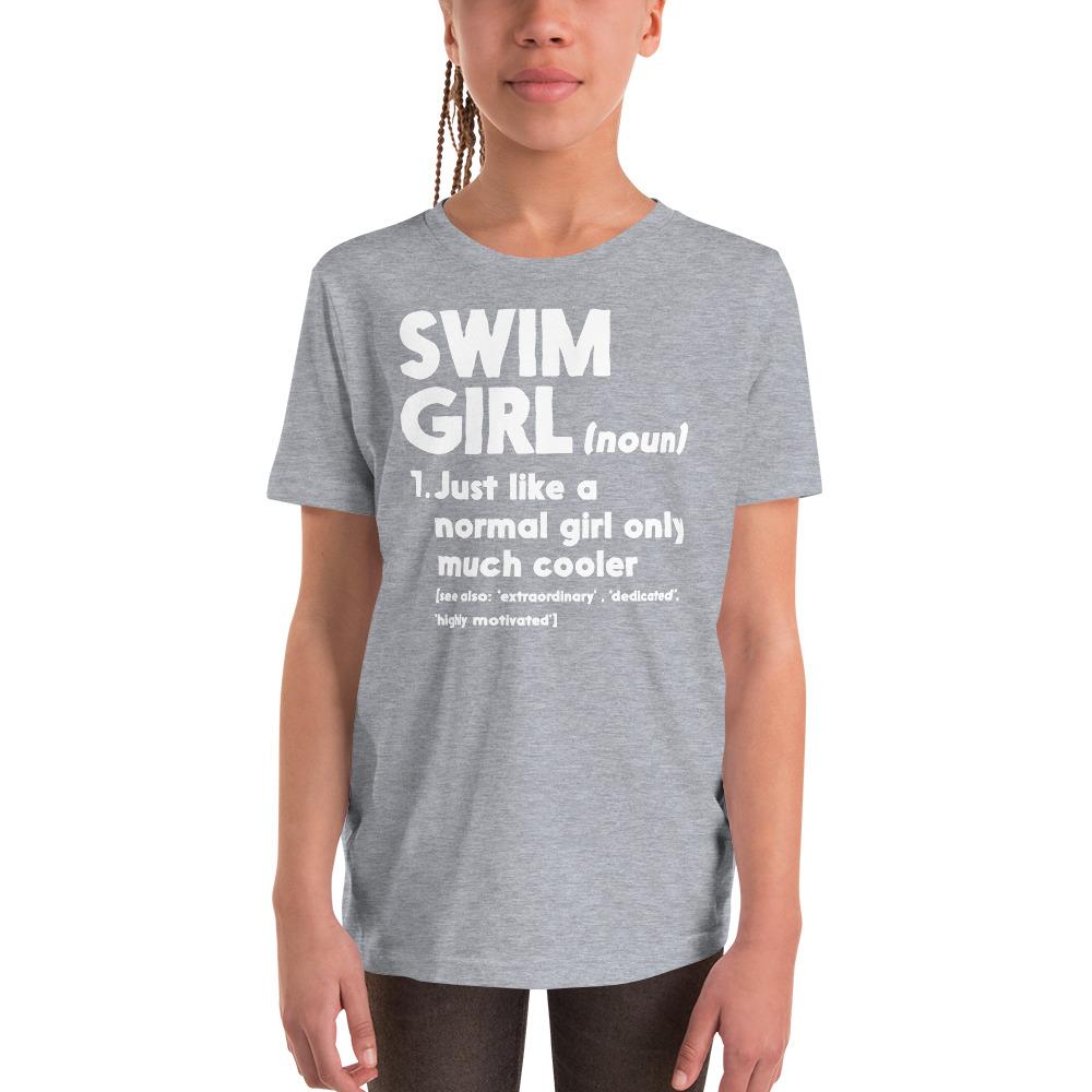 Funny Swimmer Kids T-Shirts for Sale