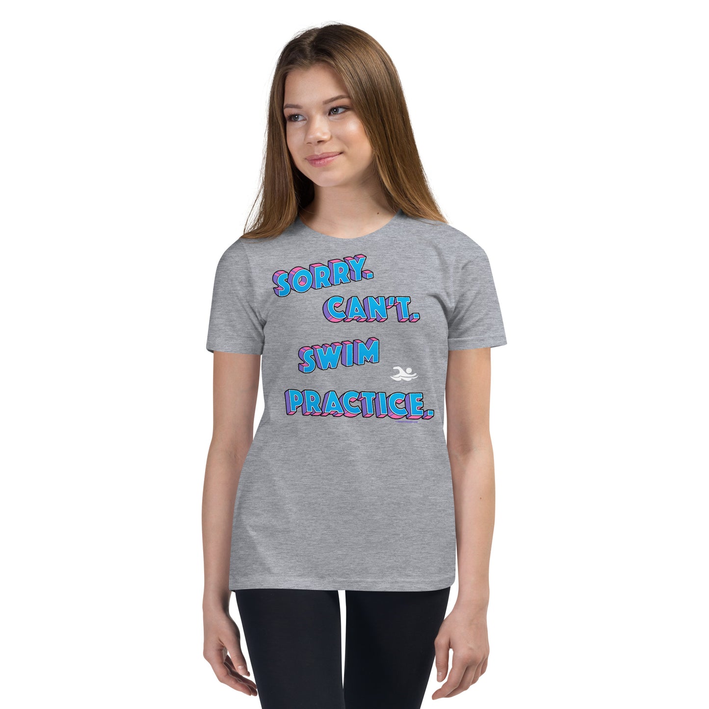 Sorry Can't Swim Practice Youth T Shirt